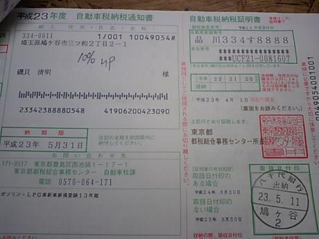 ５月度納税＆深夜番組にゲスト出演♪