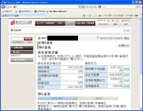 【デイトレ結果】１０/０１　昨日の下げが大きく反発