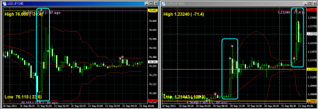 EURCHF1.25と午前中のレートチェック疑惑